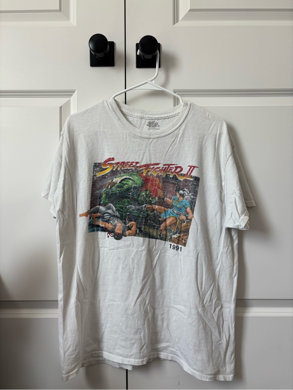 Street Fighter II Graphic Tee - White